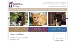 Desktop Screenshot of goathouserefuge.org